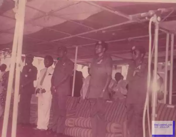 Throwback Photo: Head Of State General Buhari And Sani Abacha In 1985